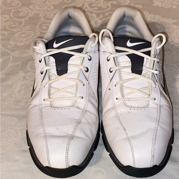 NIKE Durasport III Soft Spike Golf Shoes White Size: 9 - Picture 2 of 10